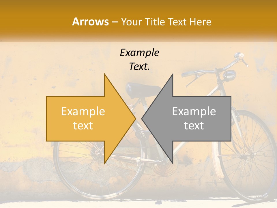 Obsolete Wall Scene PowerPoint Template