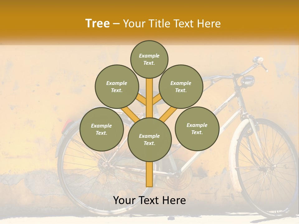 Obsolete Wall Scene PowerPoint Template