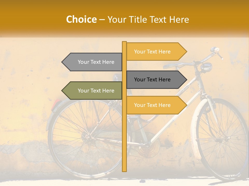 Obsolete Wall Scene PowerPoint Template