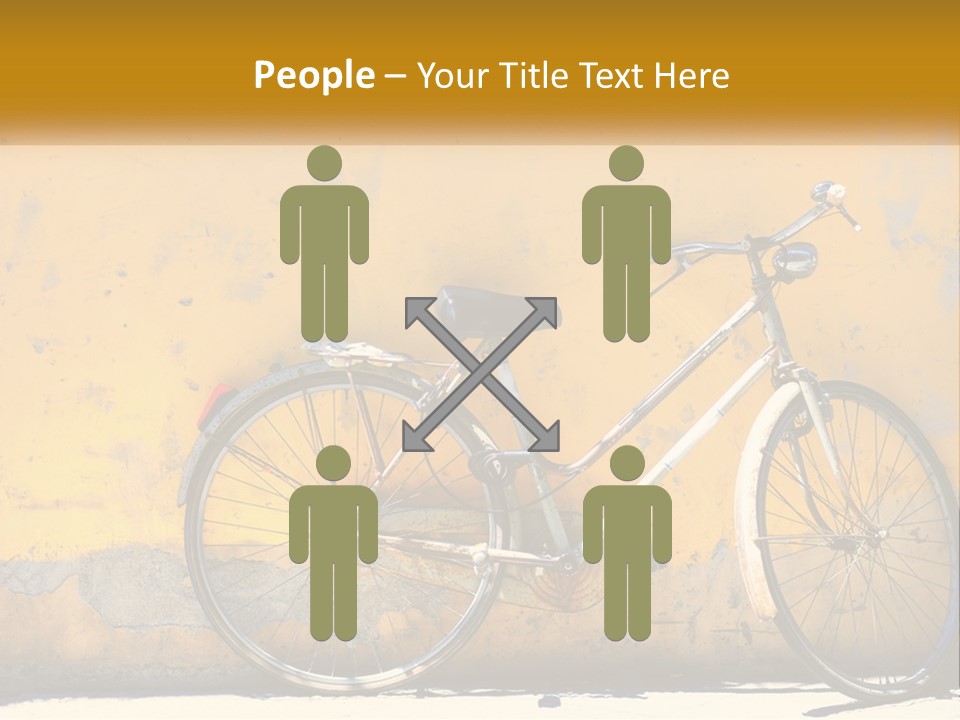 Obsolete Wall Scene PowerPoint Template