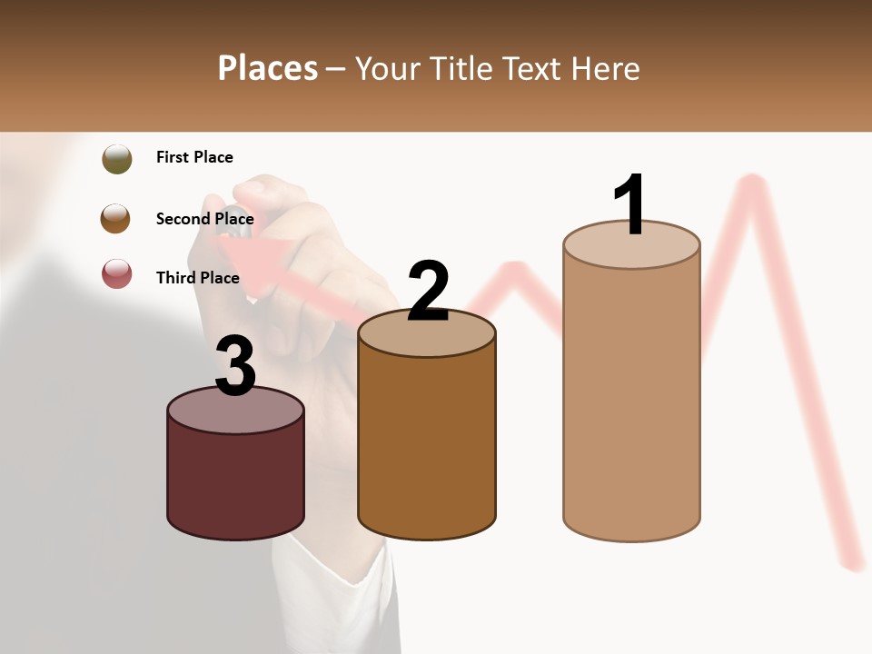 Growth White Investment PowerPoint Template