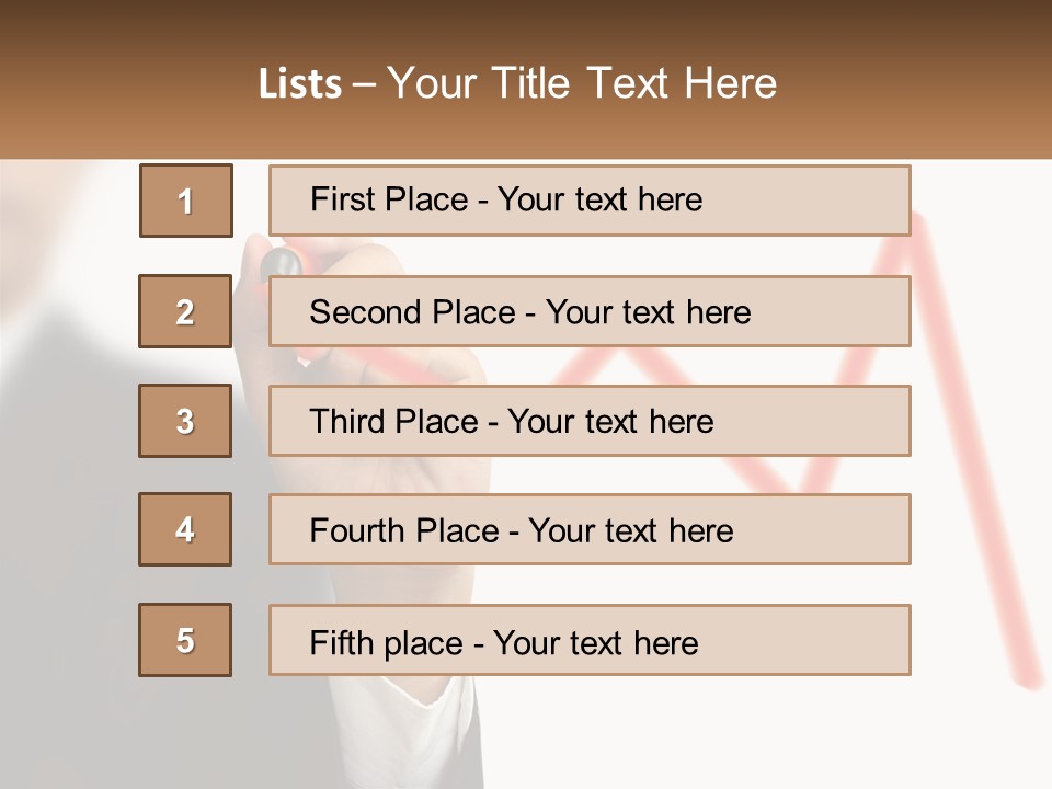 Growth White Investment PowerPoint Template