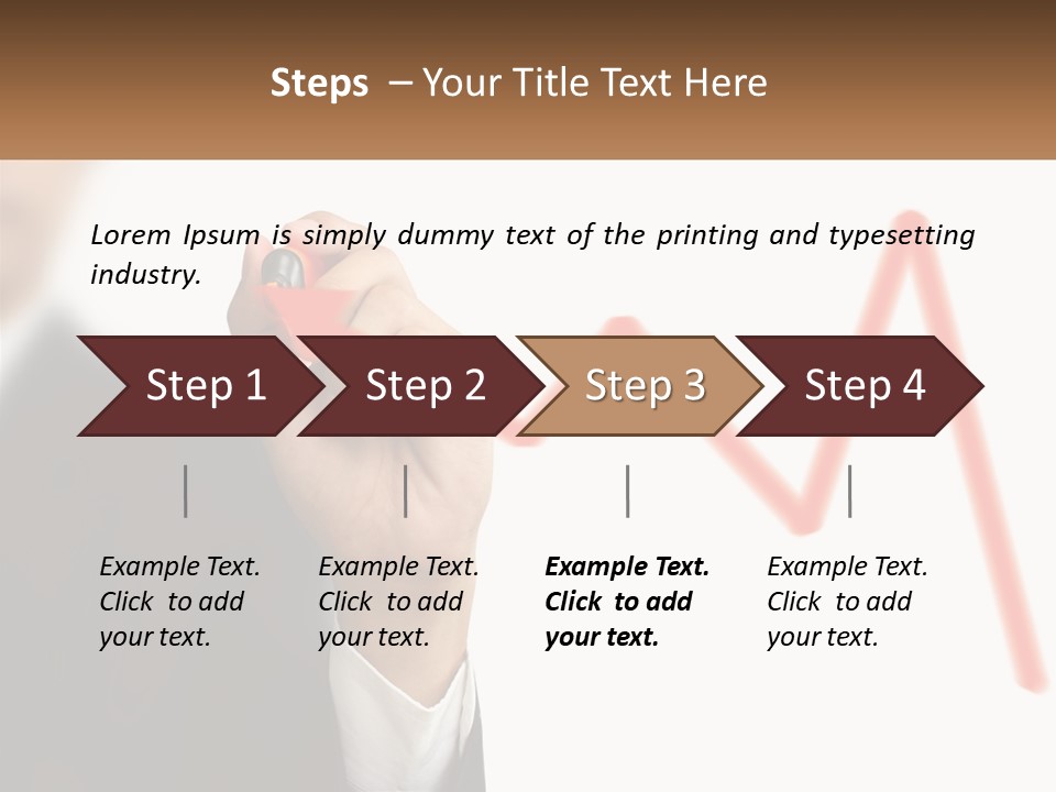 Growth White Investment PowerPoint Template