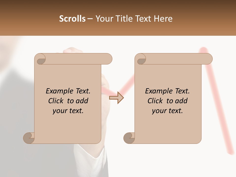 Growth White Investment PowerPoint Template