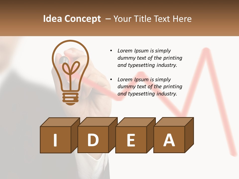 Growth White Investment PowerPoint Template