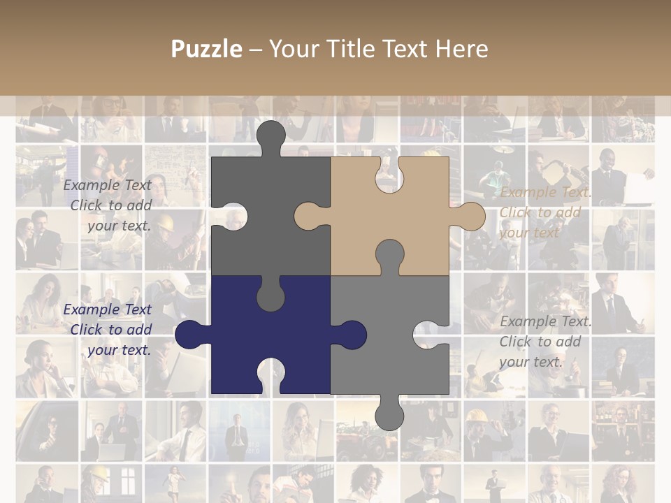 Teen Industrial Black PowerPoint Template