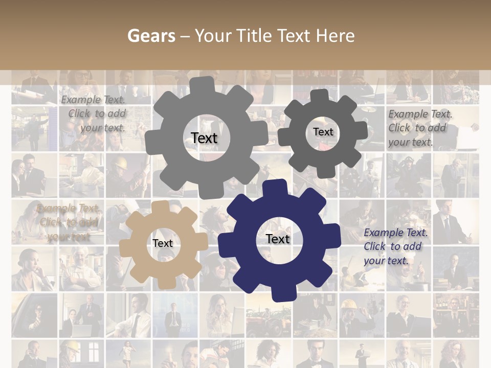 Teen Industrial Black PowerPoint Template