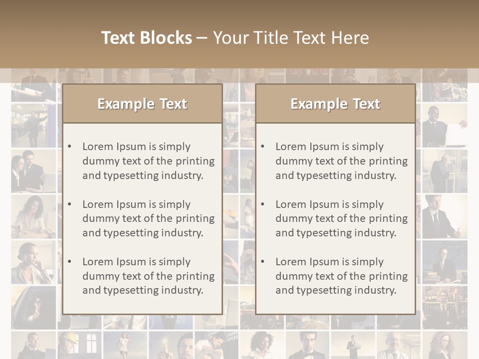 Teen Industrial Black PowerPoint Template