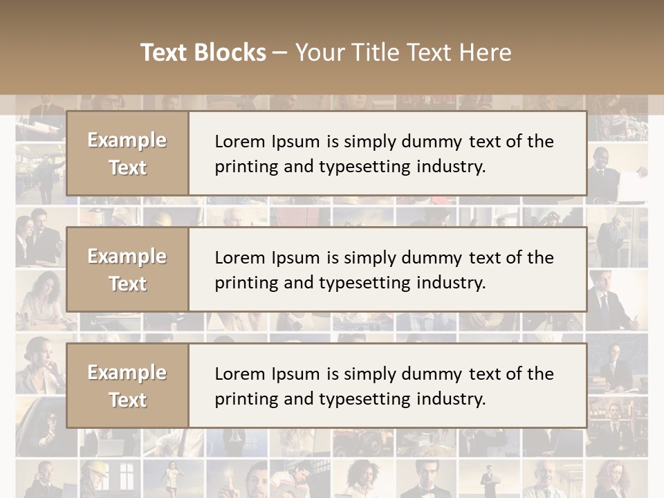 Teen Industrial Black PowerPoint Template