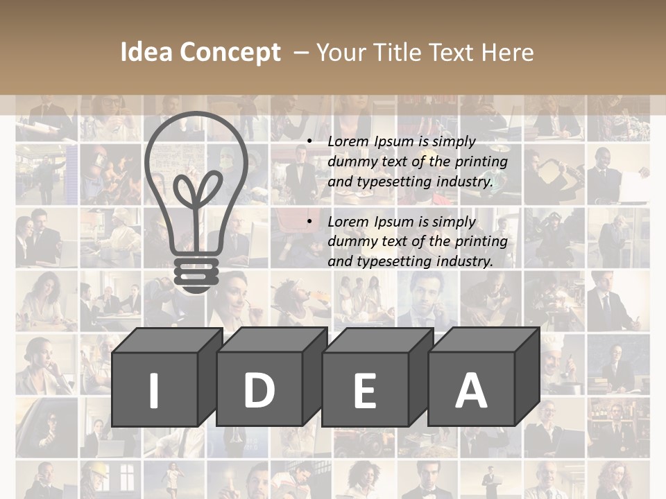 Teen Industrial Black PowerPoint Template