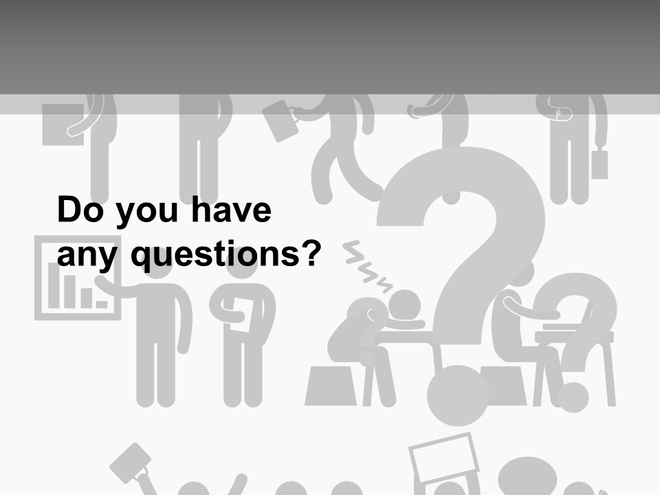 Employee Pointing Sitting PowerPoint Template