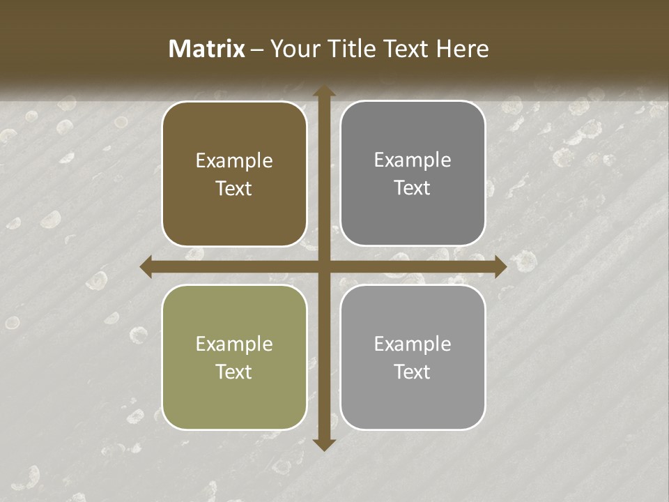 Grey Rooves Flora PowerPoint Template