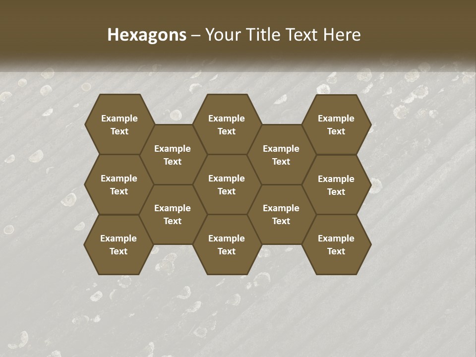 Grey Rooves Flora PowerPoint Template