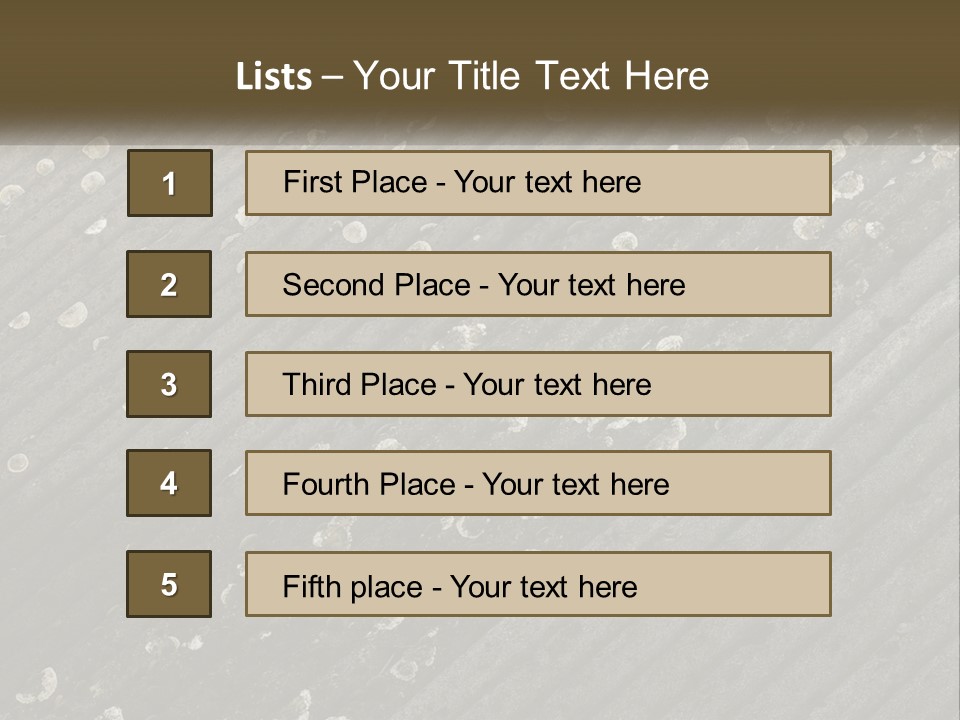 Grey Rooves Flora PowerPoint Template