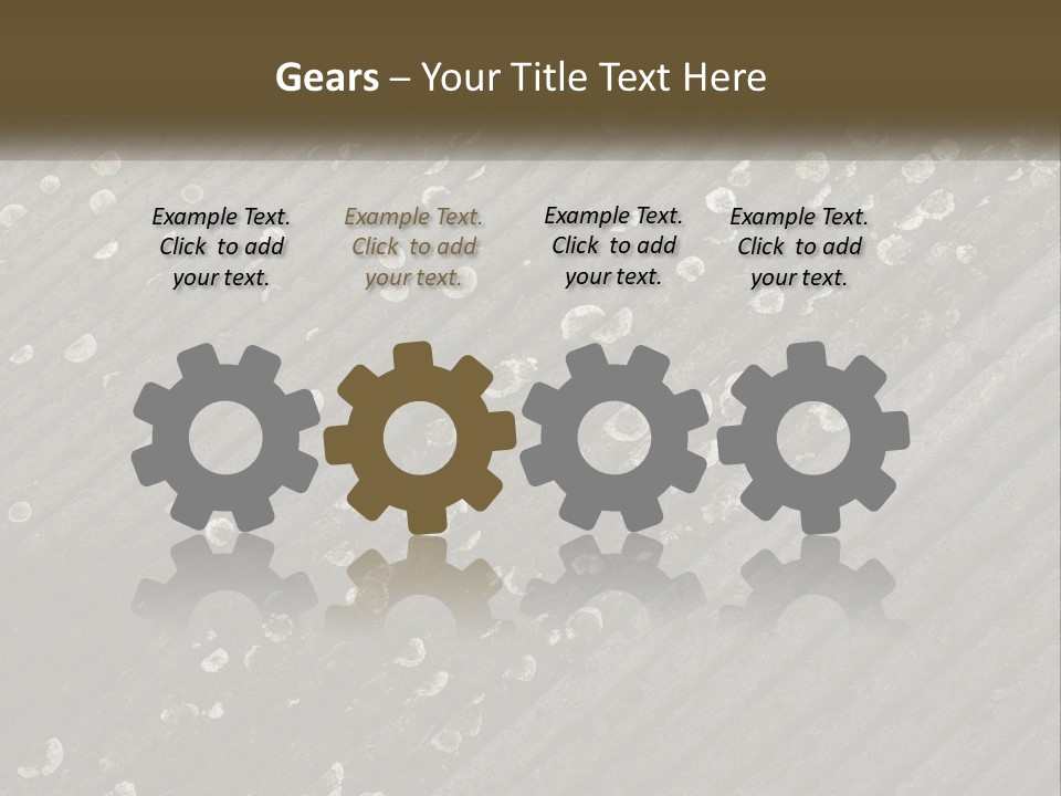 Grey Rooves Flora PowerPoint Template