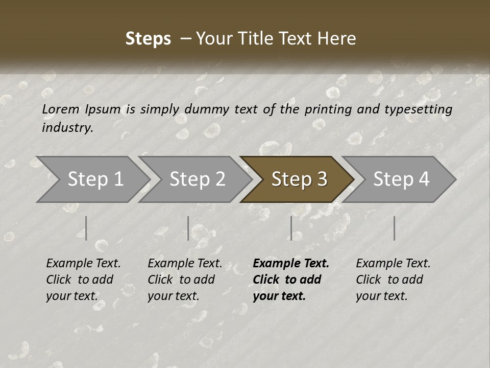 Grey Rooves Flora PowerPoint Template