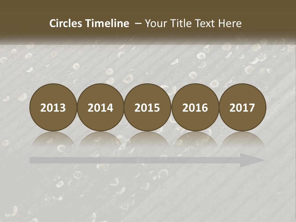 Grey Rooves Flora PowerPoint Template