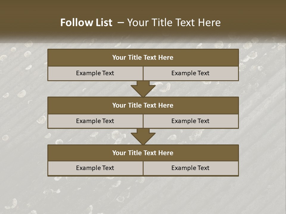 Grey Rooves Flora PowerPoint Template