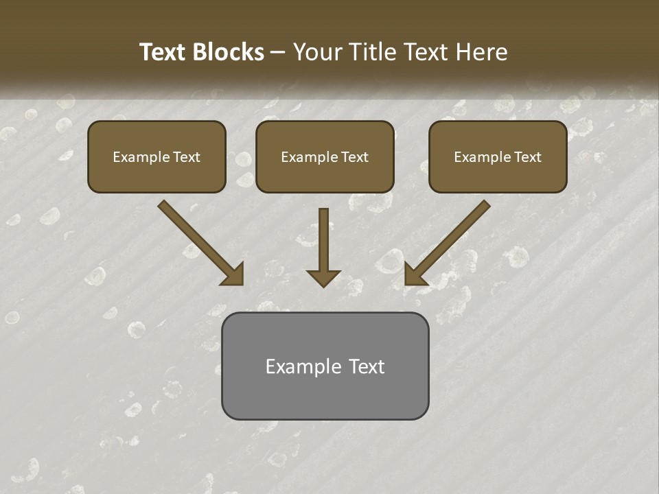 Grey Rooves Flora PowerPoint Template