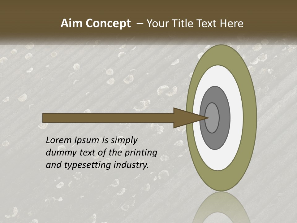 Grey Rooves Flora PowerPoint Template