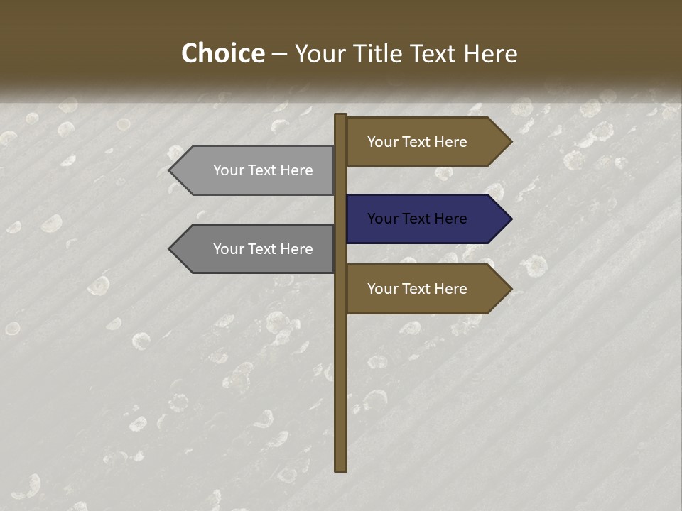 Grey Rooves Flora PowerPoint Template
