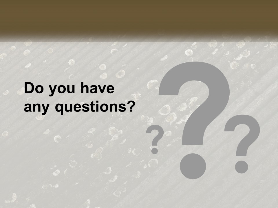 Grey Rooves Flora PowerPoint Template