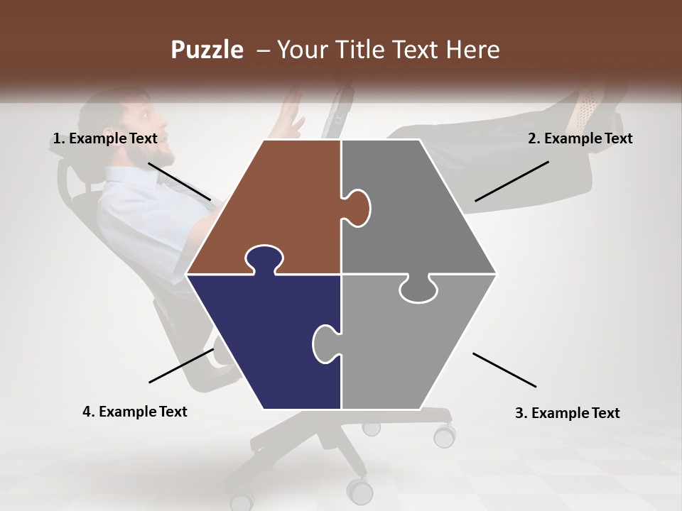 Notebook Communication Businessperson PowerPoint Template