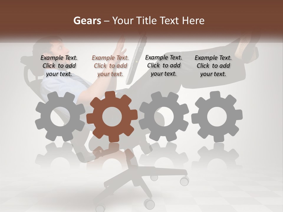 Notebook Communication Businessperson PowerPoint Template