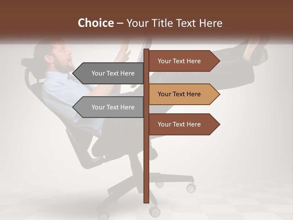 Notebook Communication Businessperson PowerPoint Template