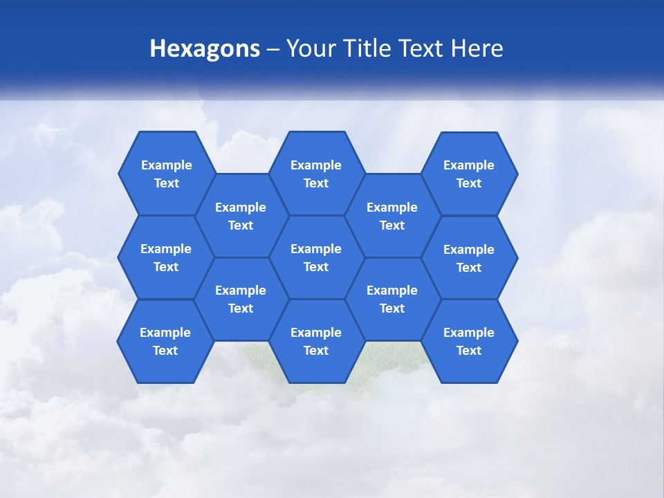 A Tree In The Middle Of A Field With Clouds In The Background PowerPoint Template