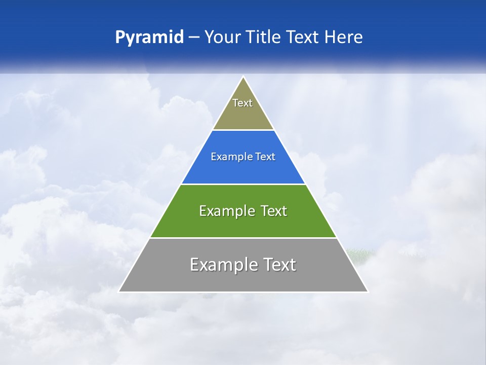 A Tree In The Middle Of A Field With Clouds In The Background PowerPoint Template