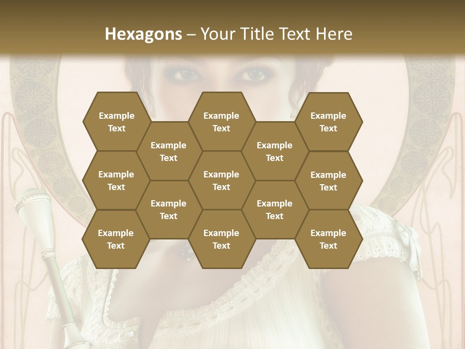 Ornament Paris Lacy PowerPoint Template