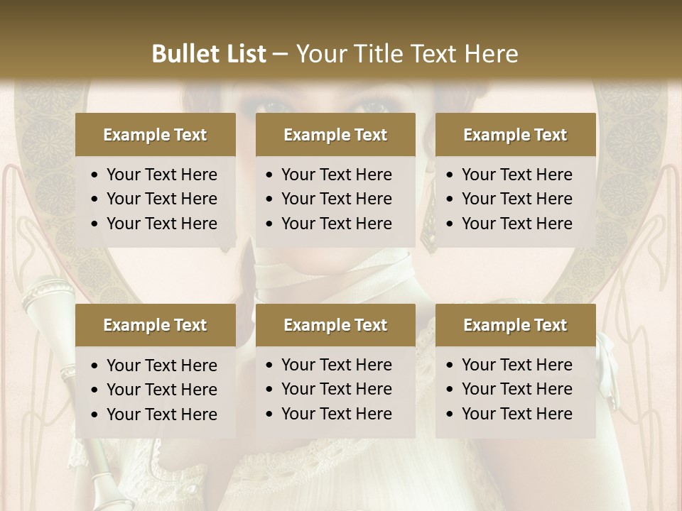 Ornament Paris Lacy PowerPoint Template