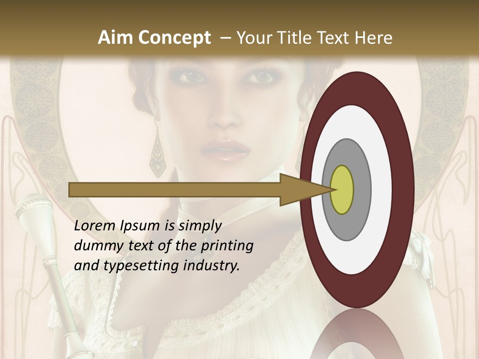 Ornament Paris Lacy PowerPoint Template