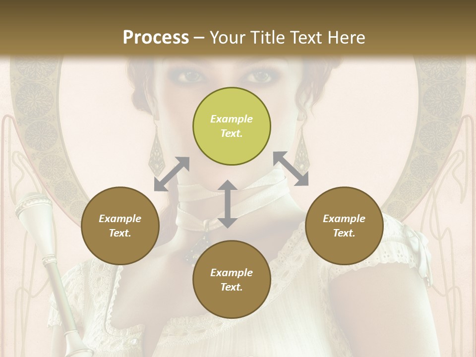 Ornament Paris Lacy PowerPoint Template