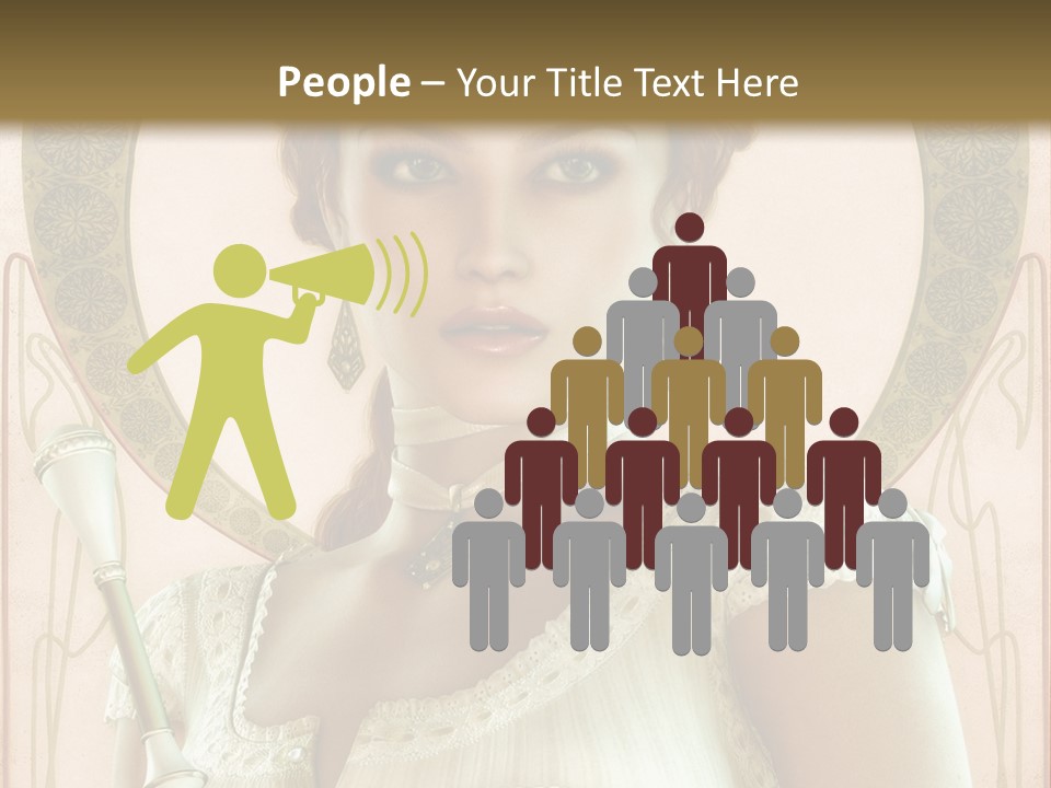 Ornament Paris Lacy PowerPoint Template