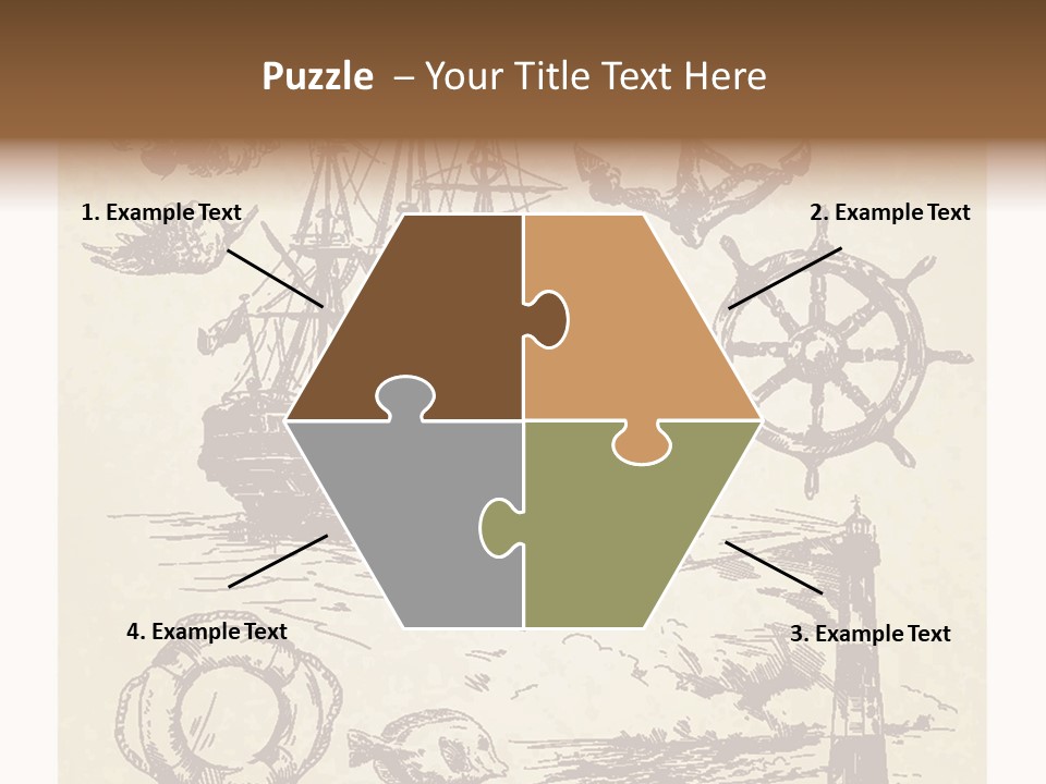 Retro Antique Captain PowerPoint Template