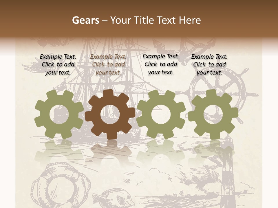 Retro Antique Captain PowerPoint Template