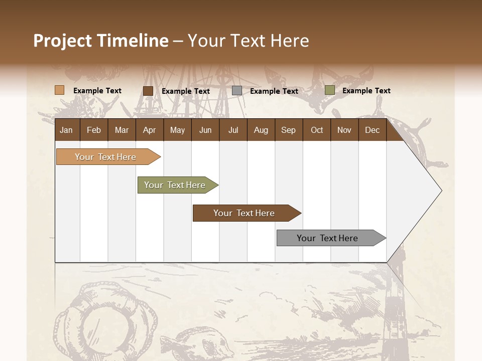 Retro Antique Captain PowerPoint Template