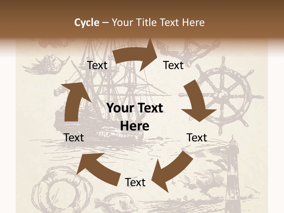 Retro Antique Captain PowerPoint Template