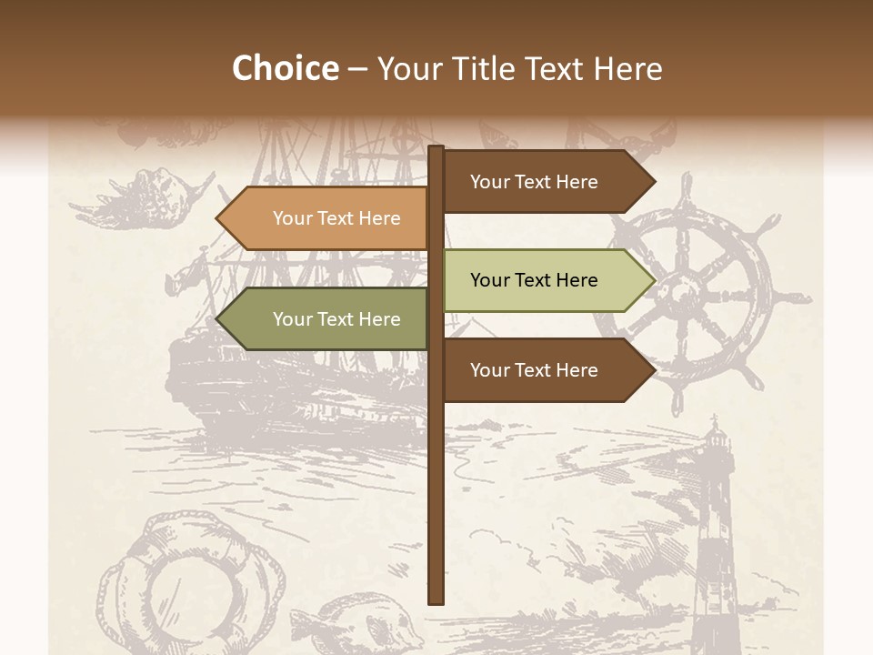 Retro Antique Captain PowerPoint Template