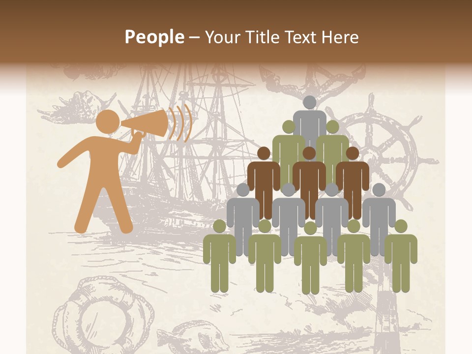 Retro Antique Captain PowerPoint Template