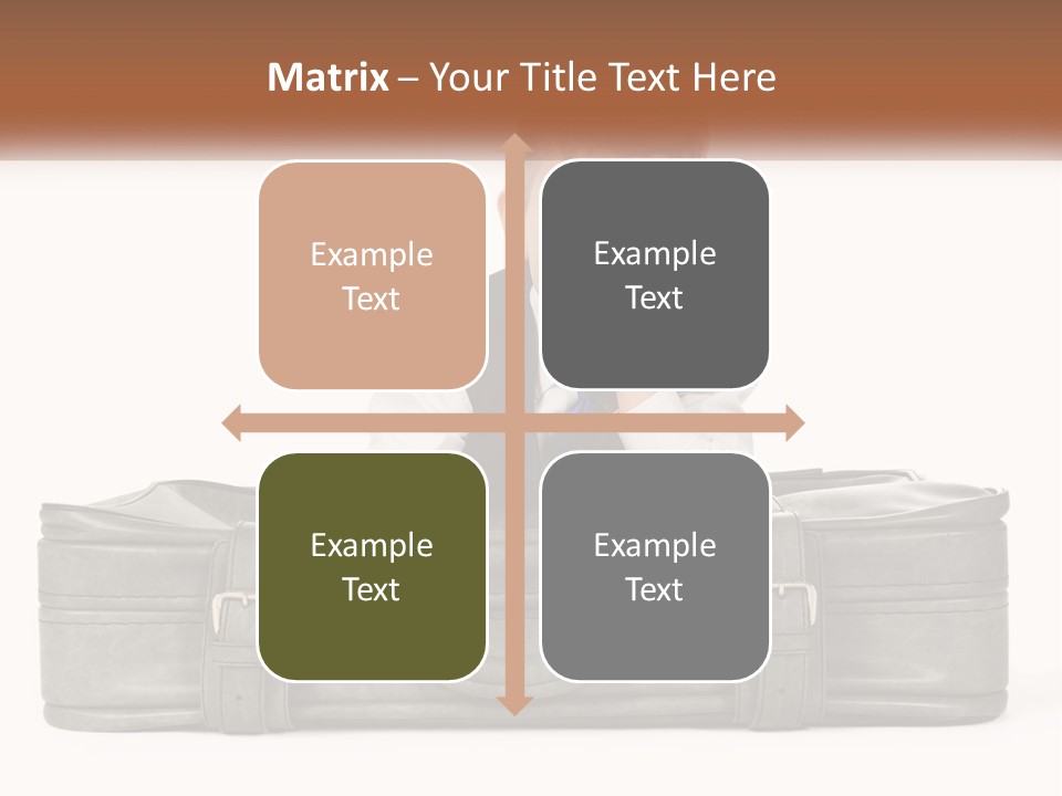 Tourism Head Luggage PowerPoint Template
