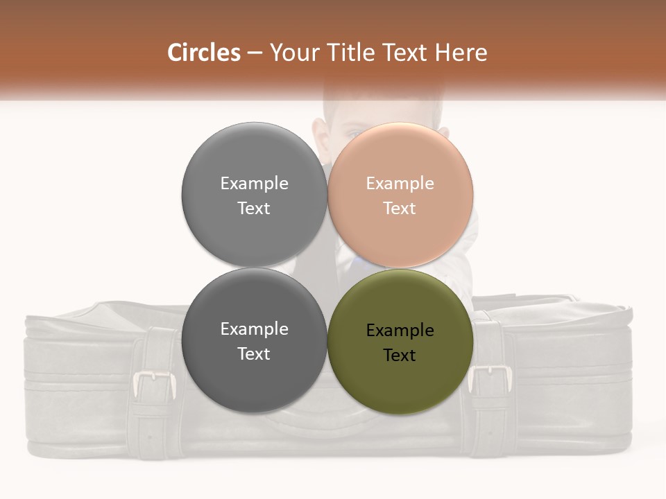 Tourism Head Luggage PowerPoint Template