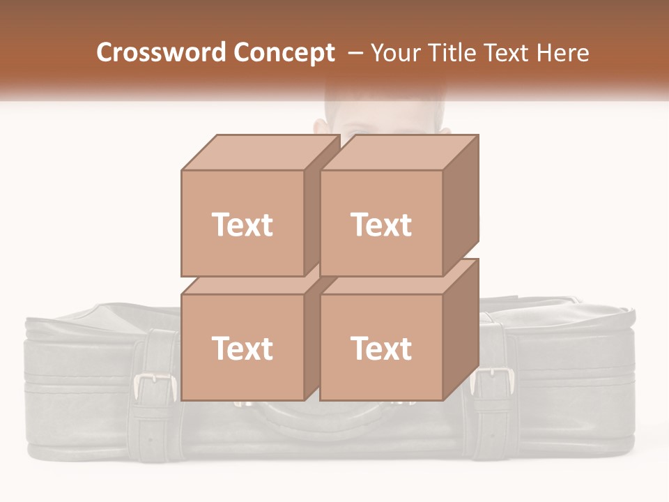 Tourism Head Luggage PowerPoint Template