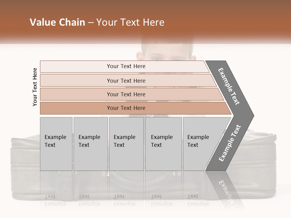 Tourism Head Luggage PowerPoint Template