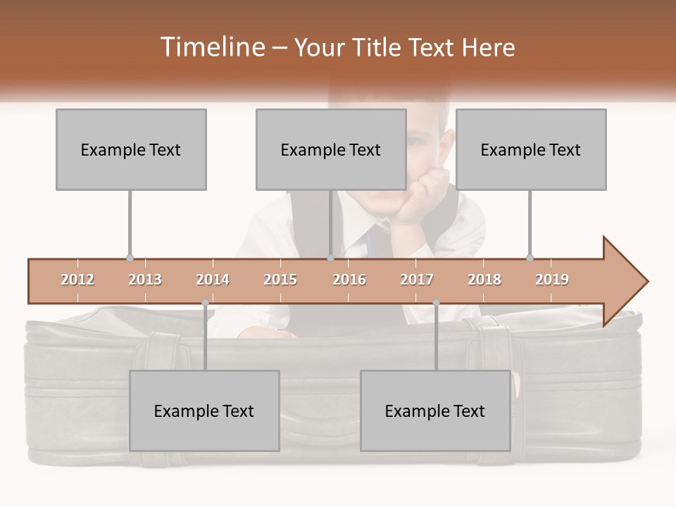 Tourism Head Luggage PowerPoint Template