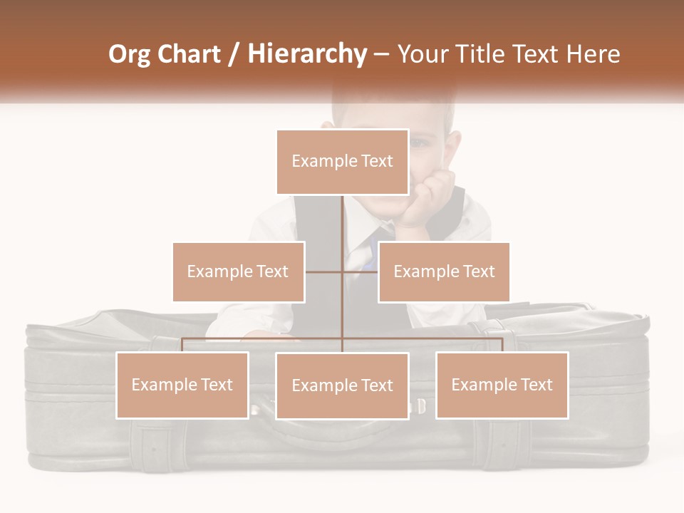 Tourism Head Luggage PowerPoint Template