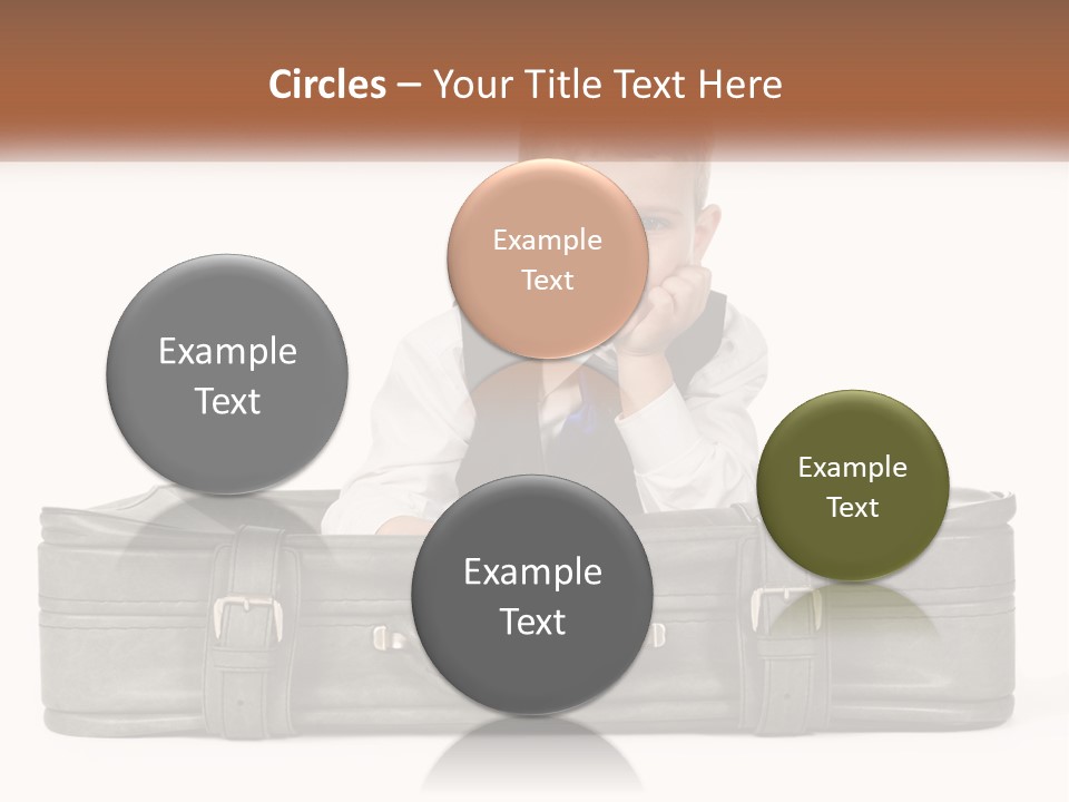 Tourism Head Luggage PowerPoint Template