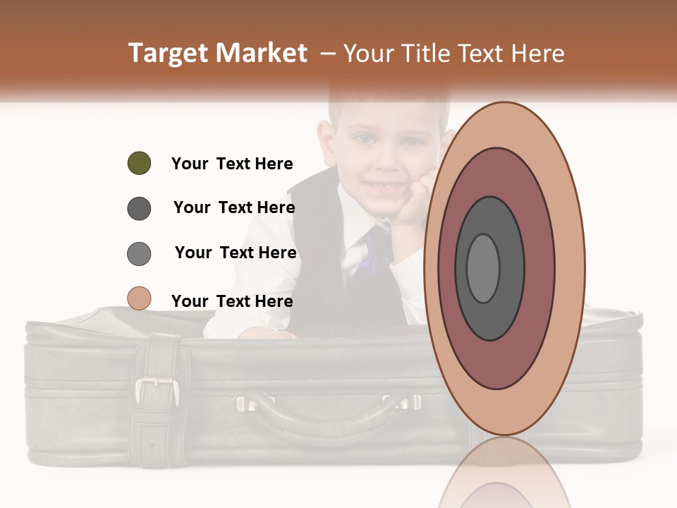 Tourism Head Luggage PowerPoint Template